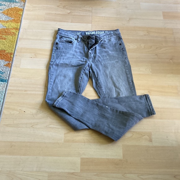 Volcom grey skinny jeans size 5 - Picture 2 of 3
